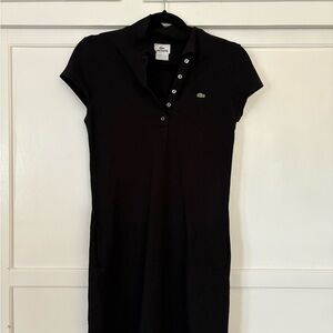 Lacoste Women's Black Polo Dress